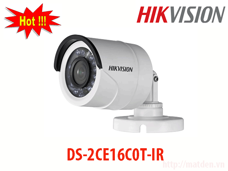 Camera Hikvision DS-2CE16C0T-IR HD-TVI