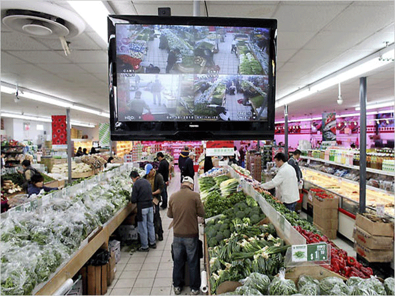 Camera giám sát tại siêu thị
