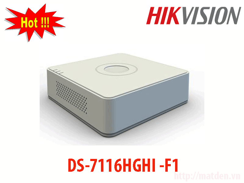 Đầu ghi hình HD-TVI DS-7116HGHI -F1 HIkvision