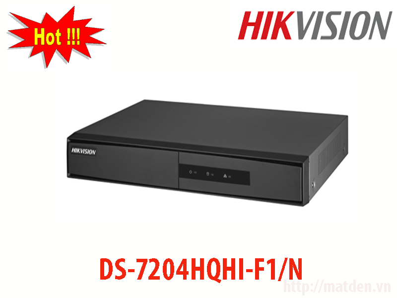 Đầu ghi hình Hikvision DS-7204HQHI-F1/N​